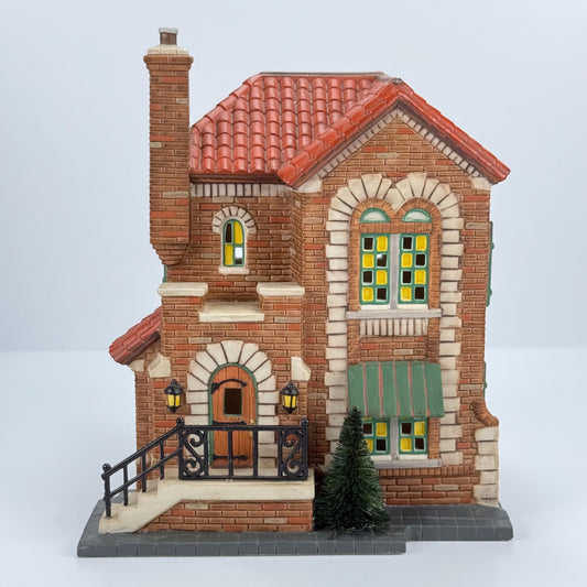Vintage Christmas Village Decoration of 1234 Four Season Parkway and Made By Department 56