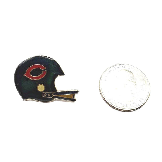 Vintage Chicago Bears Helmet Enamel Lapel Pin NFL Football